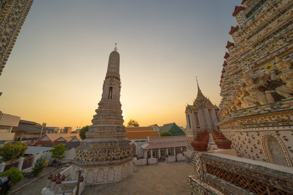 Insel Rattanakosin in der Altstadt von Bangkok