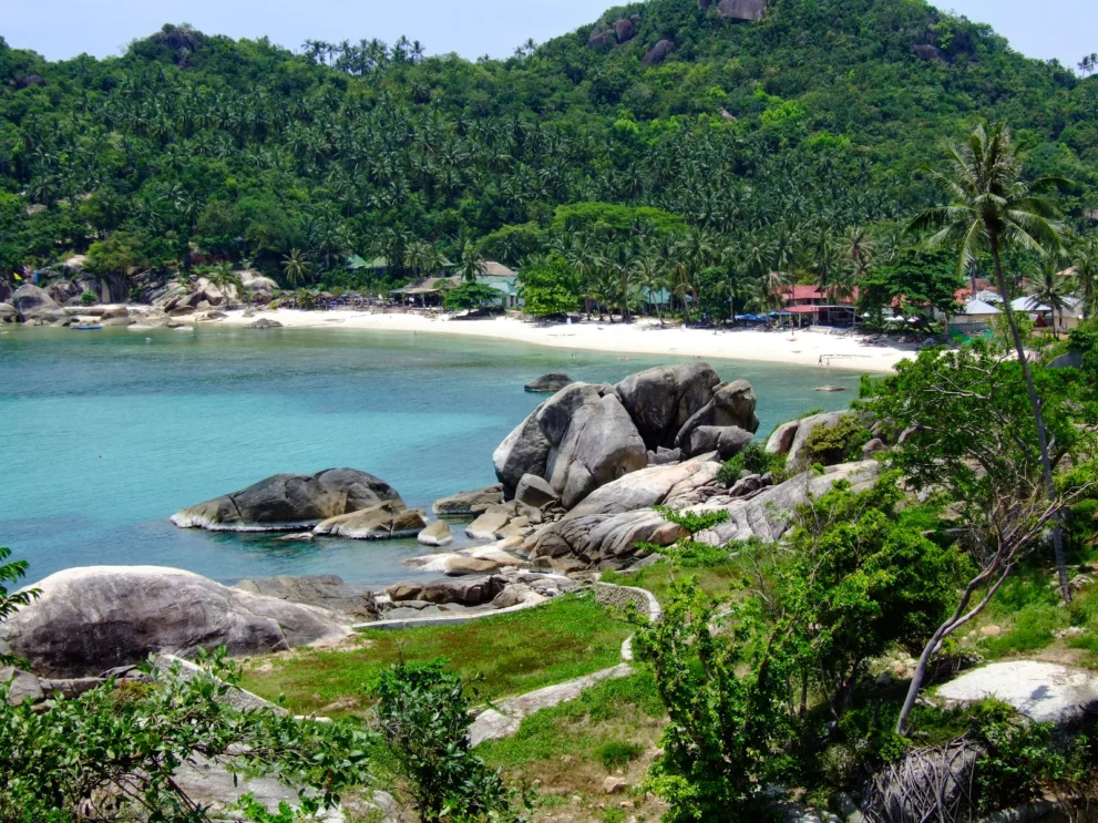 Strand auf Koh Samui direkt neben Koh Phangan