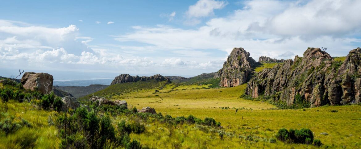Aberdare Nationalpark, Landschaft im Hochland Kenias