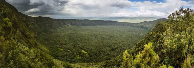 Landschaft Mount Longonot Nationalpark in Kenia