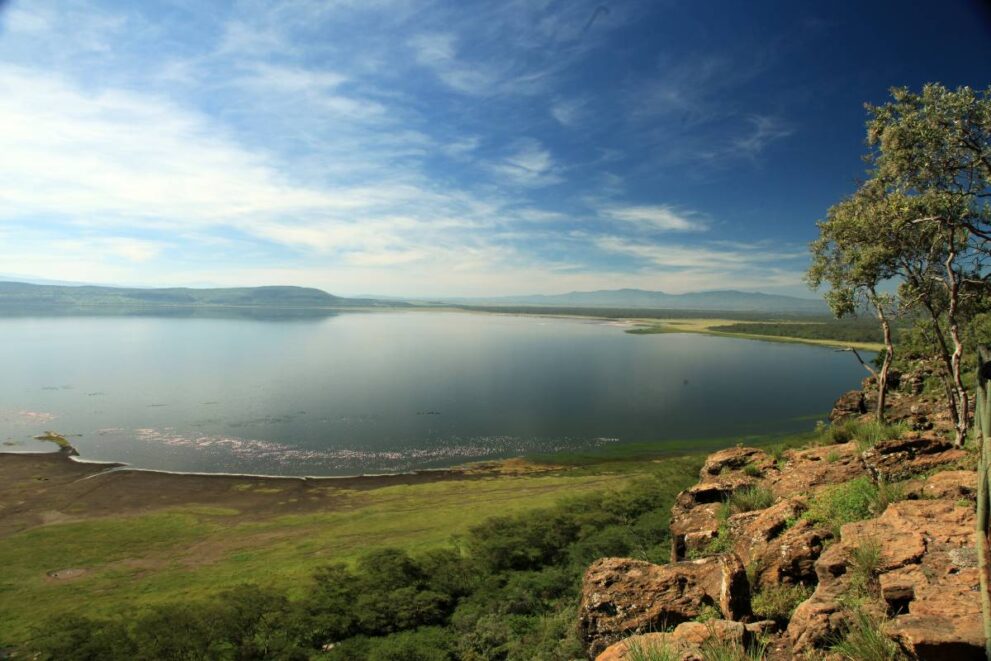Panorama vom Lake Nakuru