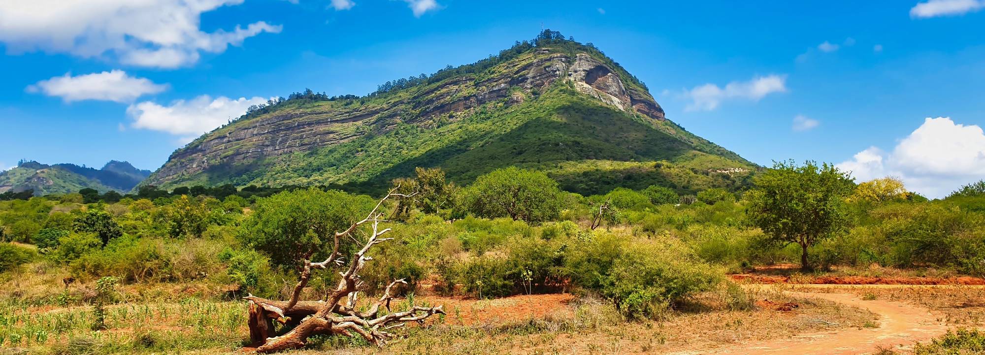 Landschaft des Taita Hills Reservats