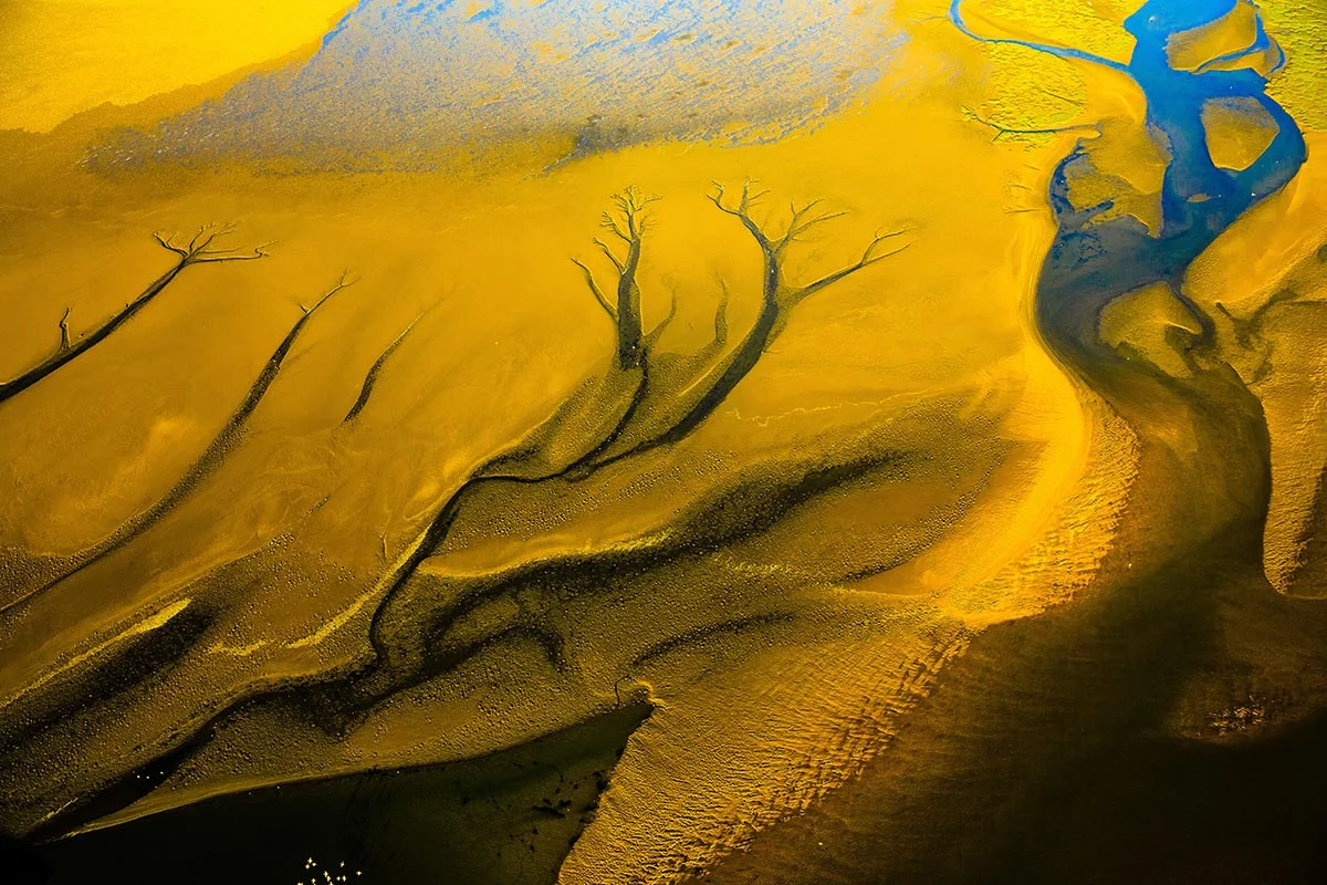 Fluss im Skeleton Coast Nationalpark.