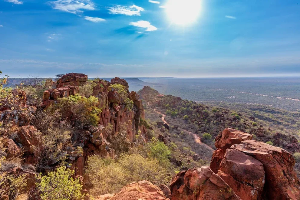 Aussicht vom Waterberg Plateau Nationalpark.