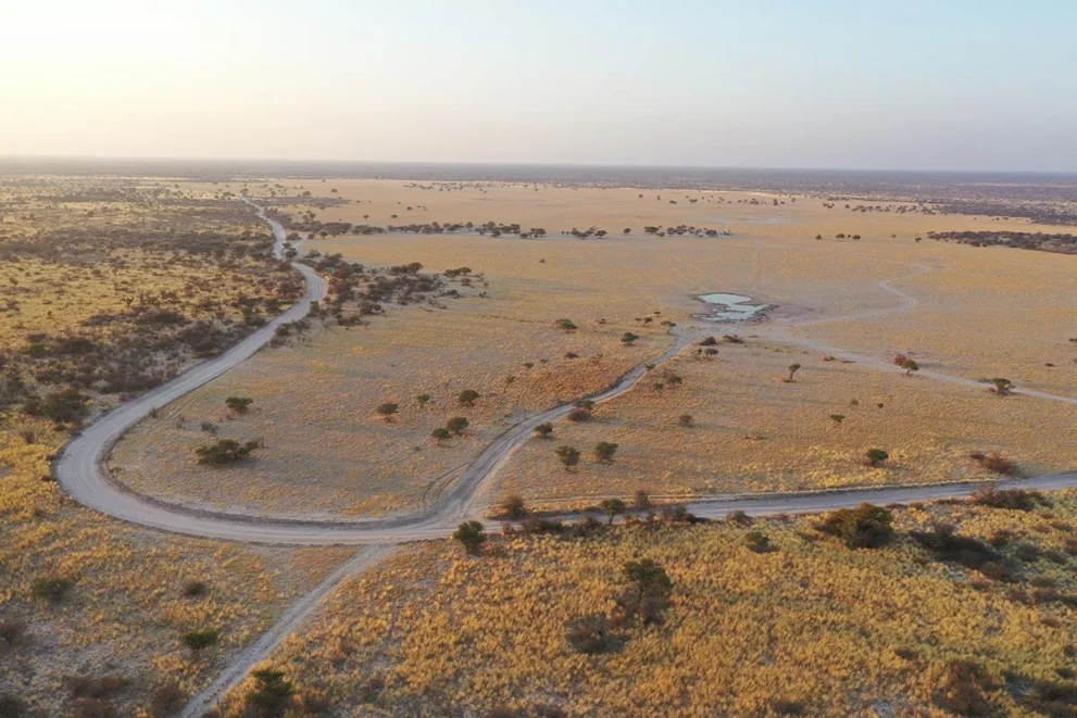 Landschaft im Khutse Game Reserve.