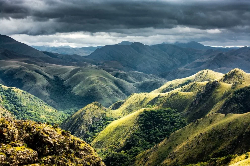 Landschaft im Malolotja Nature Reserve in Swasiland.