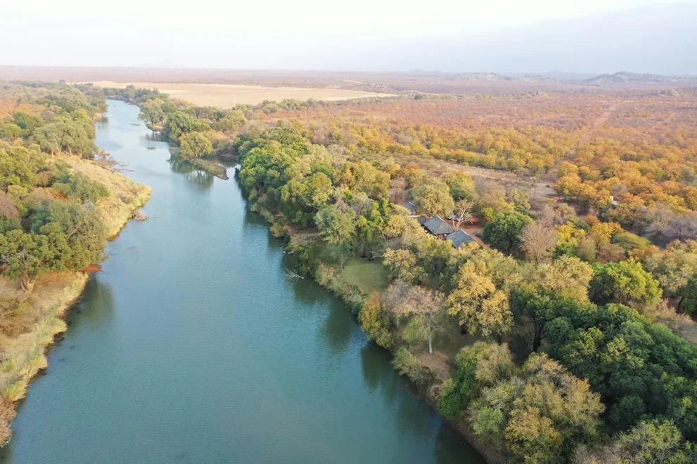 Limpopo Fluss im Tuli Block.