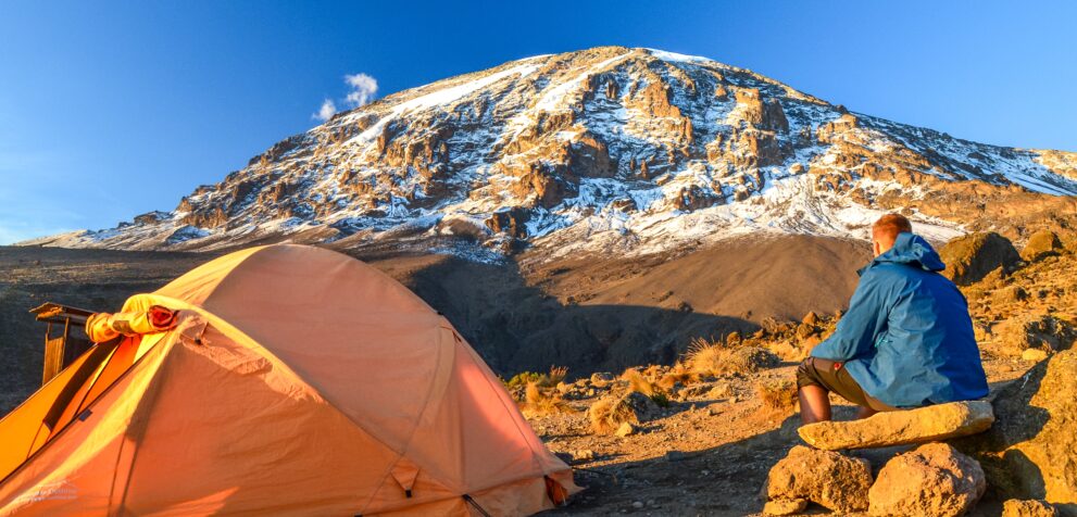 Zeltcamp bei der Kilimandscharo-Besteigung